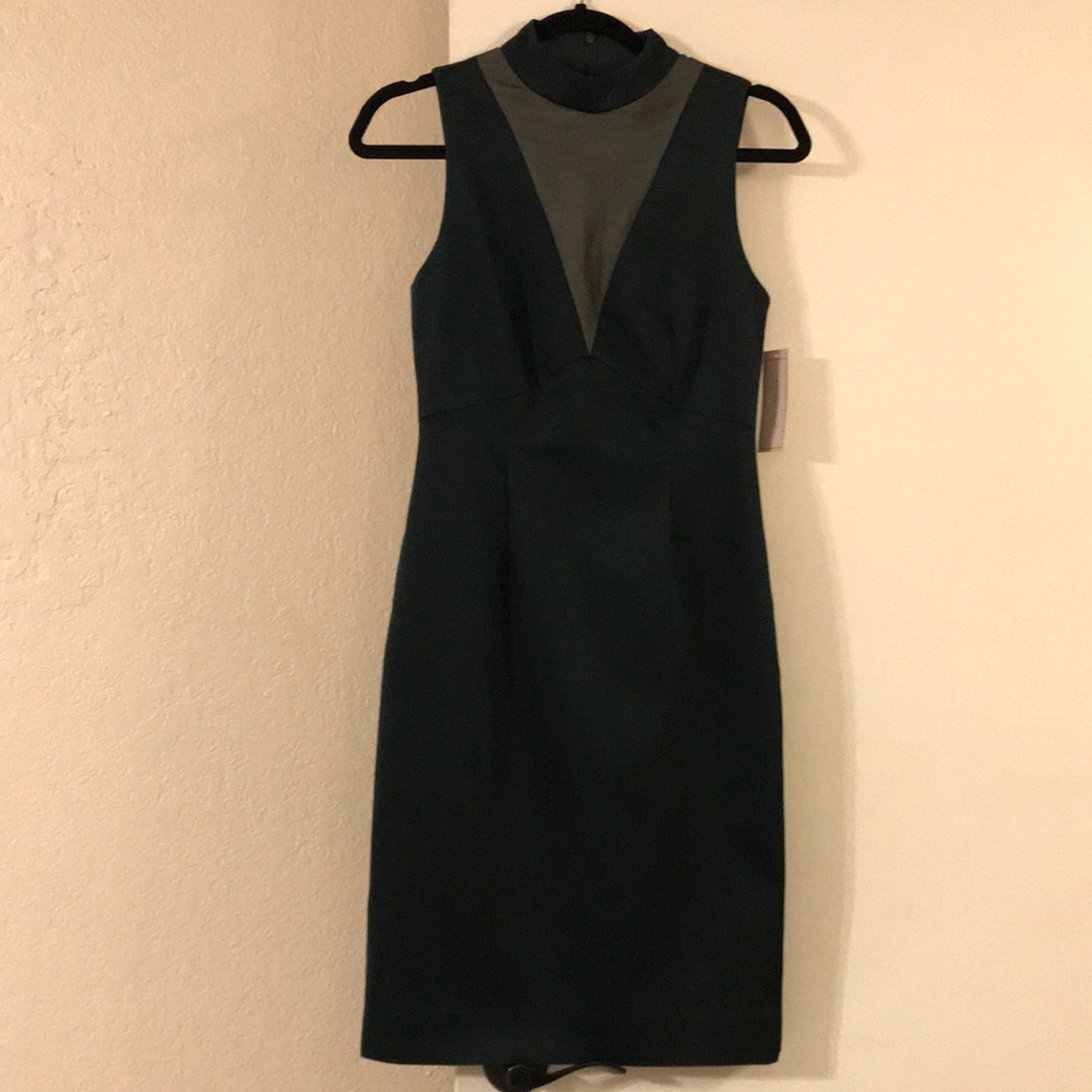 NWT Katherine Kelly dark green dress. Size 2.